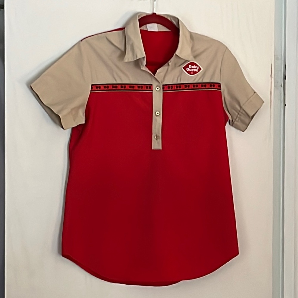 Vintage Dairy Queen Unisex Uniform Shirt, Small
